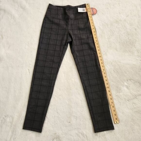 Per Se Tummy Control Leggings Womens Plaid Stretch  size Small - Picture 8 of 12